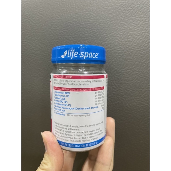 MEN VI SINH CHO PHỤ NỮ UROGEN PROBIOTIC LIFESPCE 40 VIÊN