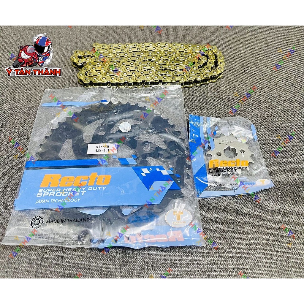 nhông sên đĩa recto xe moto CBR 150 đời 2 đèn MS 211