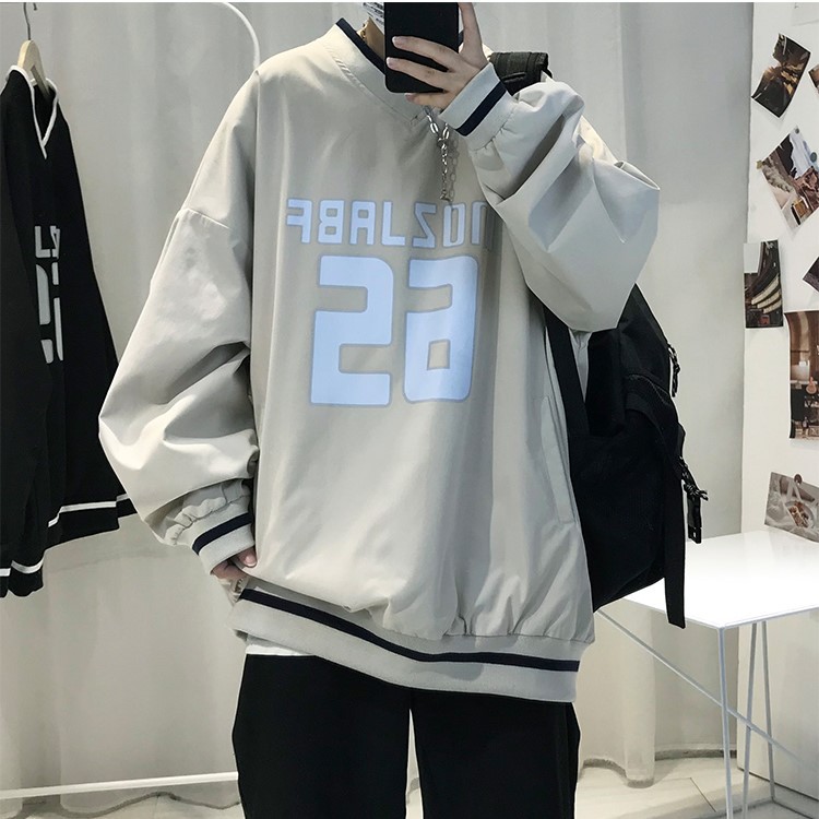 (ẢNH THẬT) ÁO SWEATER BÓNG CHÀY FORM RỘNG UNISEX THIẾT KẾ ĐỦ SIZE CHO CẢ NAM VÀ NỮ | BigBuy360 - bigbuy360.vn