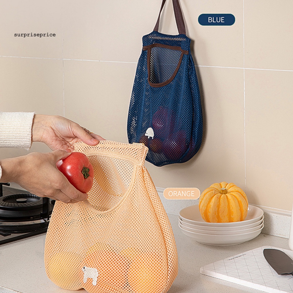 Túi Treo Đựng Rau Củ Quả Thoáng Khí Sắp Xếp Gọn Gàng Cho Nhà Bếp SPA