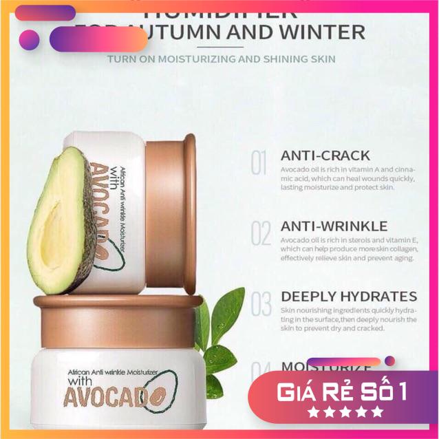Mặt Nạ Dưỡng Ẩm Chống lão hóa Tinh Dầu Quả Bơ Avocado Laikou - Cam Kết Chính Hãng