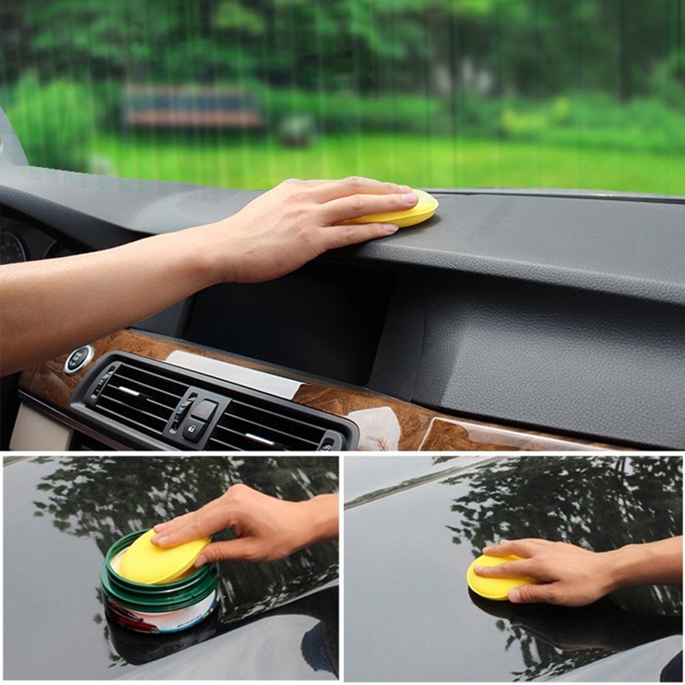 Ready stock Car Foam Sponge Wax Applicator Cleaning Detailing Pads Wax Soft Sponge Cleaning Accessories Dust Remove Auto Care Polishing Pad Car Accessories Ship Immediately