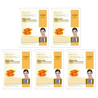 Mặt Nạ Dưỡng Da Chiết Xuất Sữa Ong Chúa Dermal Royal Jelly Collagen Essence Mask 23g