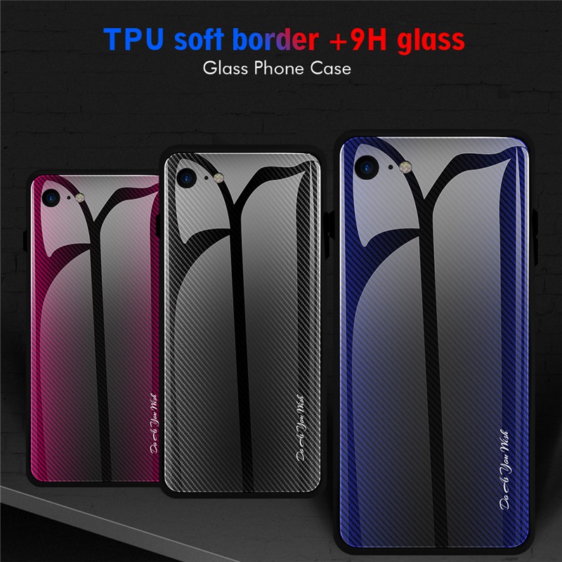 Ốp lưng điện thoại Carbon Fiber dành cho iPhone 8 7 6s 6 Plus X XR XS MAX iPhone7 iPhone8 7plus i8