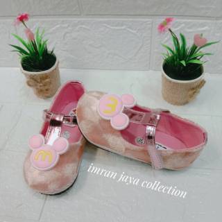 Dễ Thương Giày Múa Ba Lê Size 22-25 Cho Bé Gái