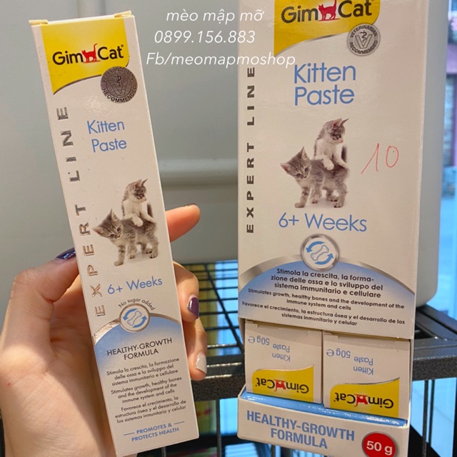 Gimcat kitten paste gel dinh dưỡng mèo con