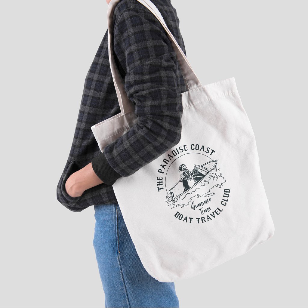 Túi vải tote bag của Chodole chất liệu túi canvas vải bố đẹp in hình độc đáo  Boat travel club