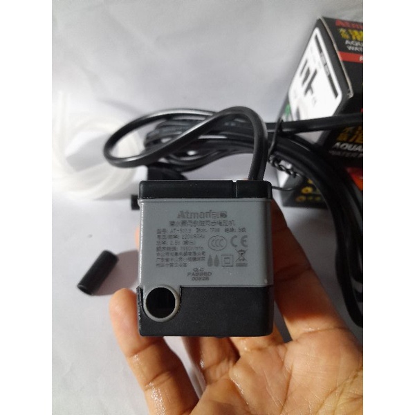 Máy bơm Atman AT-301S chìm, 2.5W, 4.9x4.4x3.4cm, cho hồ cá và tiểu cảnh