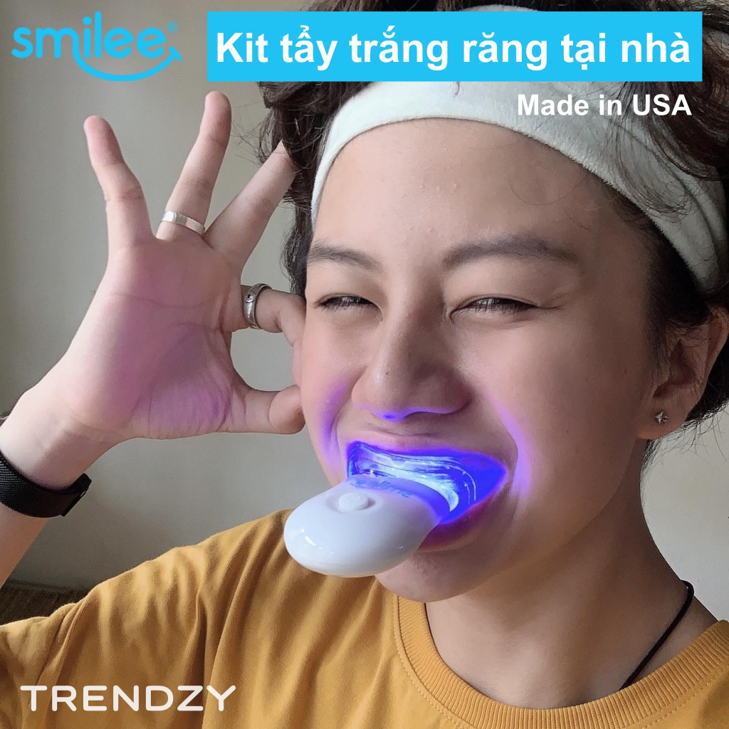 Bộ kit tẩy trắng răng tại nhà Smilee - Hàng nhập khẩu USA - ISO 22716 - 2007