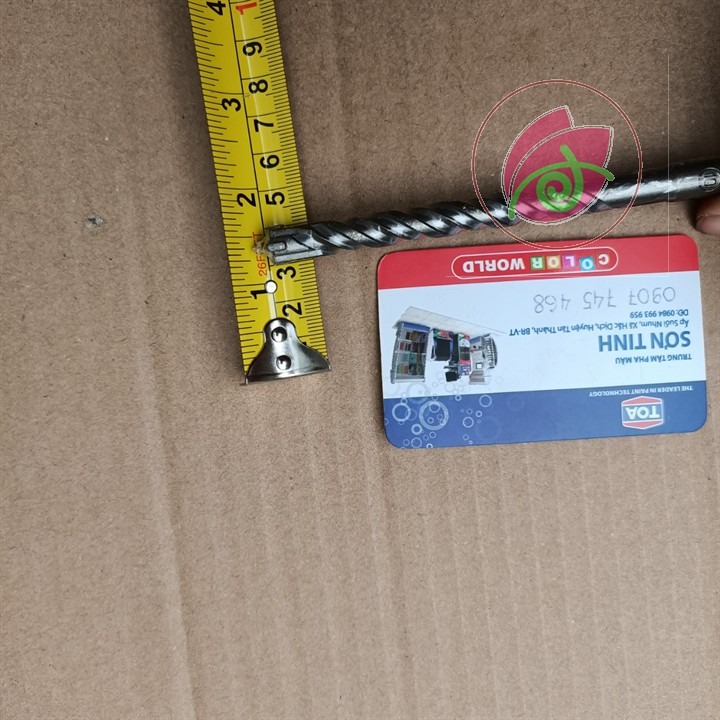 Mũi Khoan Bê Tông 10 x 110 mm 4 cạnh gài X-Tip (Công Nghiệp) Tolsen 74826