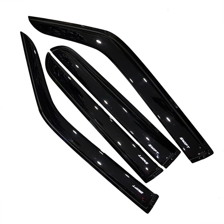 Bộ vè che mưa Suzuki Swift 2019 nhựa đen thái