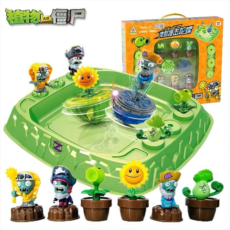 Con Quay Đồ Chơi Phong Cách Game Plants Vs. Zombies