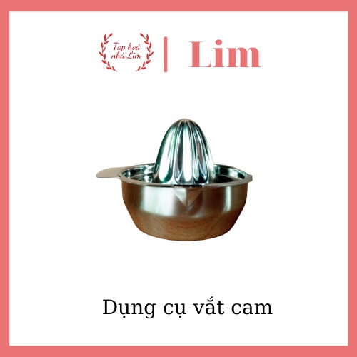 Vắt cam bằng tay tiện dụng chất liệu inox và nhựa an toàn