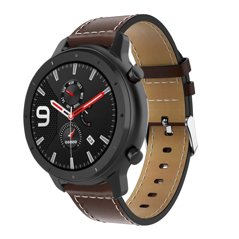 Dây Đeo Bằng Da 22mm Cho Đồng Hồ Thông Minh Huami Amazfit Gtr 47mm/gear S3
