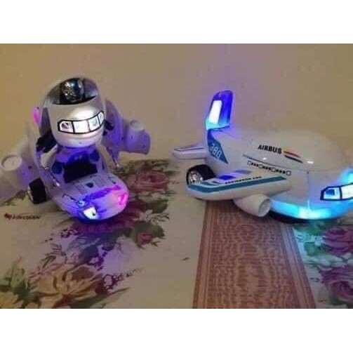 [FREE SHIP]Đồ chơi máy bay biến hình Robot Airbus, đồ chơi trẻ em