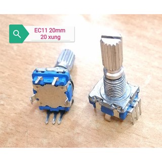 Núm xoay encoder Biến trở số vô cấp EC11 5 chân loại cao cấp