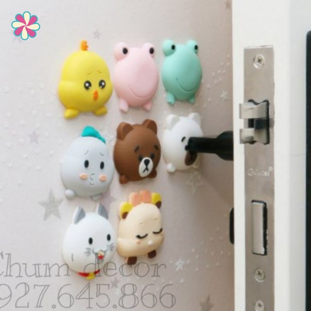 Miếng Dán Trang Trí Hình Động Vật Bằng Xốp Chống Va Đập JP5 YUE