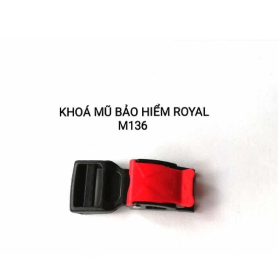 ( TẶNG KÈM TÚI + KHÓA DỰ PHÒNG) Mũ bảo hiểm royal m01 cả đầu đen đỏ bảo hành 12 tháng