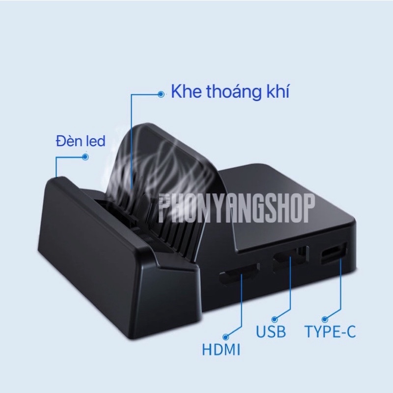 Vỏ Dock sạc mini AOLION thay thế cho máy Nintendo Switch