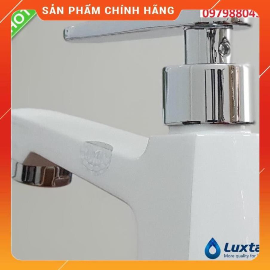 Vòi lavabo rửa mặt Cao cấp gật gù Luxta L1114WT3, bảo hành 03 năm