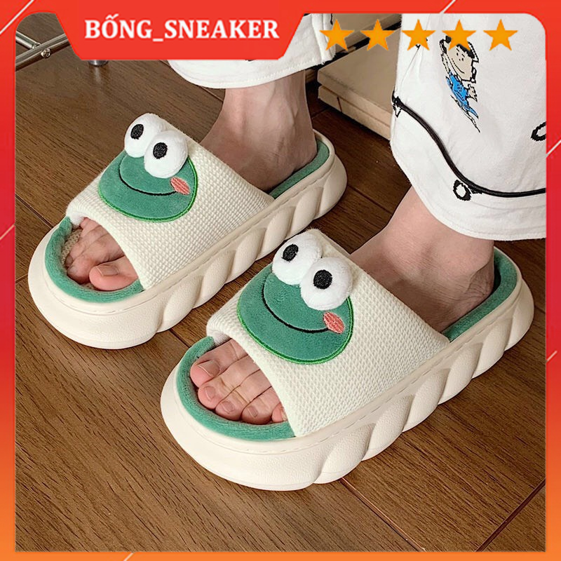 Dép nữ, Bông hình thỏ Cà Rốt và ếch xanh  , Mẫu dép lê nữ Cao Cấp mới nhất 2022 đẹp