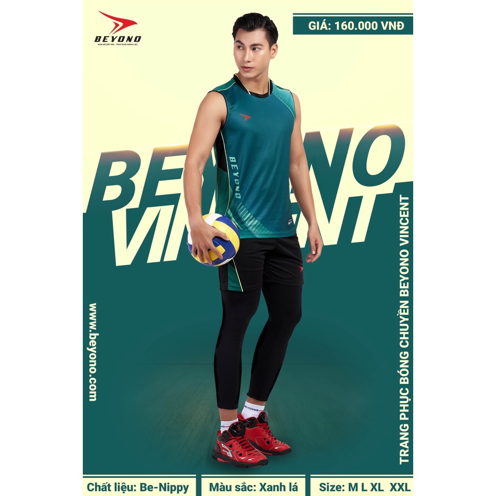 ÁO BÓNG CHUYỀN CẢ NAM NỮ BEYONO CHÍNH HÃNG