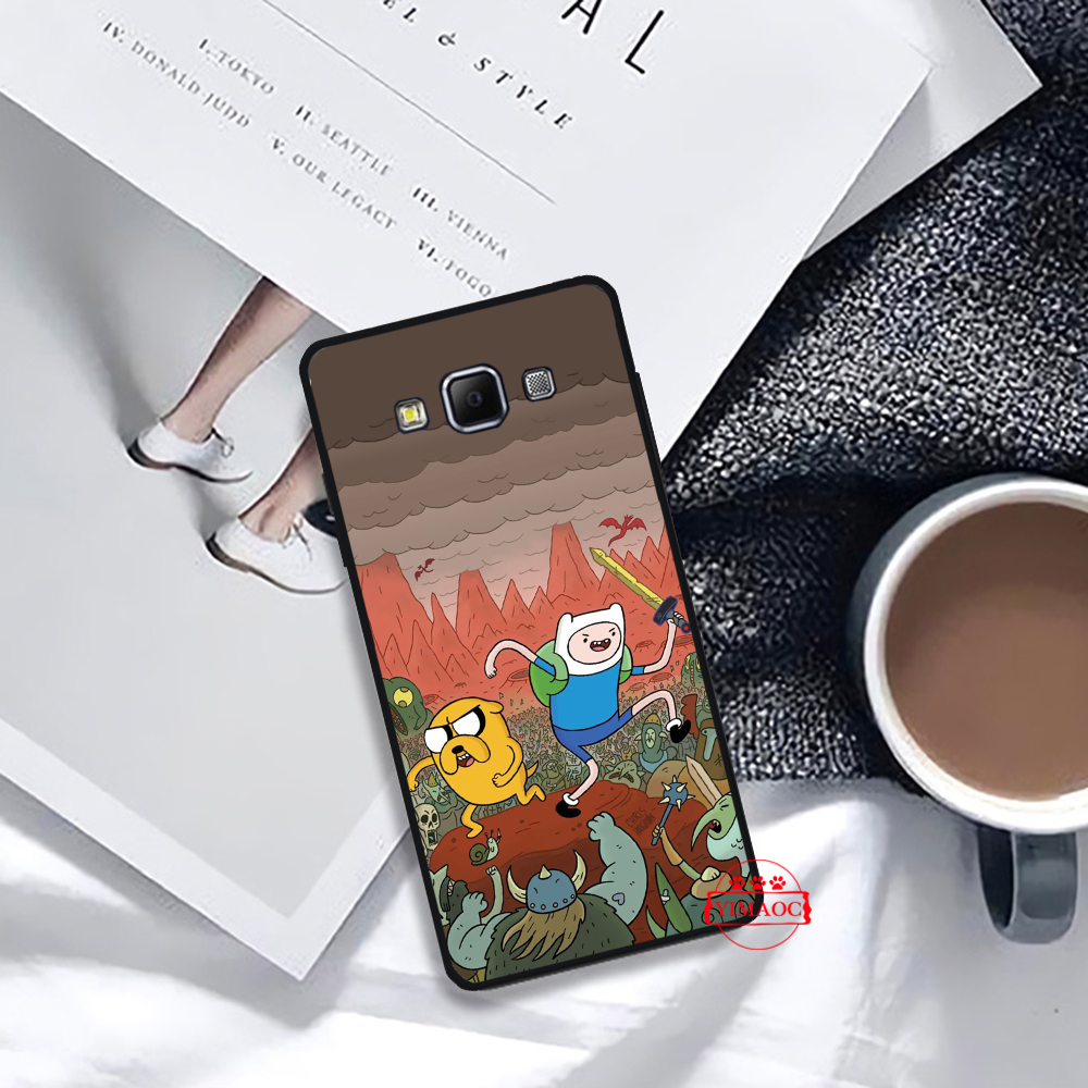 Ốp điện thoại mềm in hình vẽ phim Adventure Time 1A dành cho Samsung J4 Core J6 Plus Prime J7 Duo J8 2018 S10E