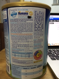 Sữa Humana Gold số 3 800g