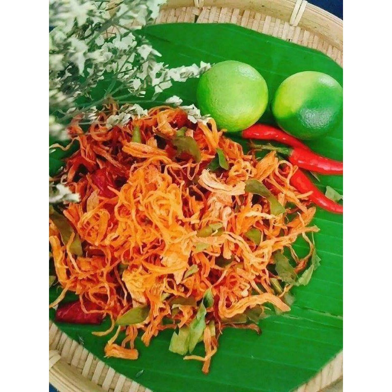 [Lẻ=sỉ] 1KG KHÔ GÀ LÁ CHANH