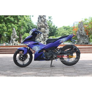 Tem Trùm Exciter 150 Xanh Sói Trắng