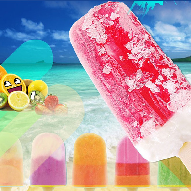 Khuôn Làm Kem Walfos 4 Ngăn/6 Ngăn DIY 2 Màu Sắc