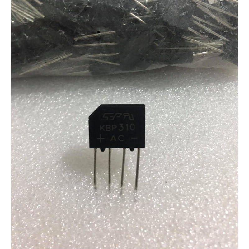 10 cái Cầu Diode KBP310 3A 1000v dip-4 mới chính Hãng SEP 100%.
