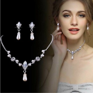 Bộ trang sức giọt nước nữ - Tặng quà 0đ Trang sức Bé Heo BHB172