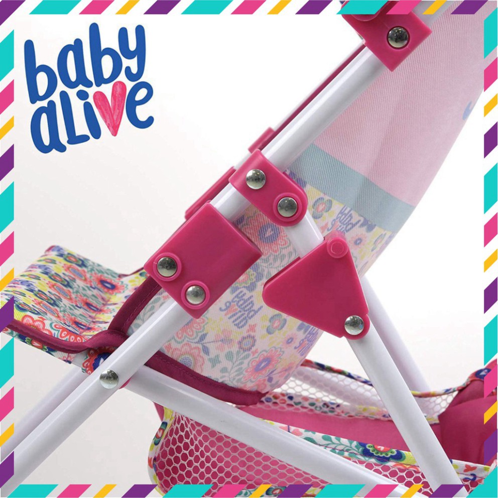 [nakha] Đồ chơi xe đẩy búp bê Baby Alive nakha