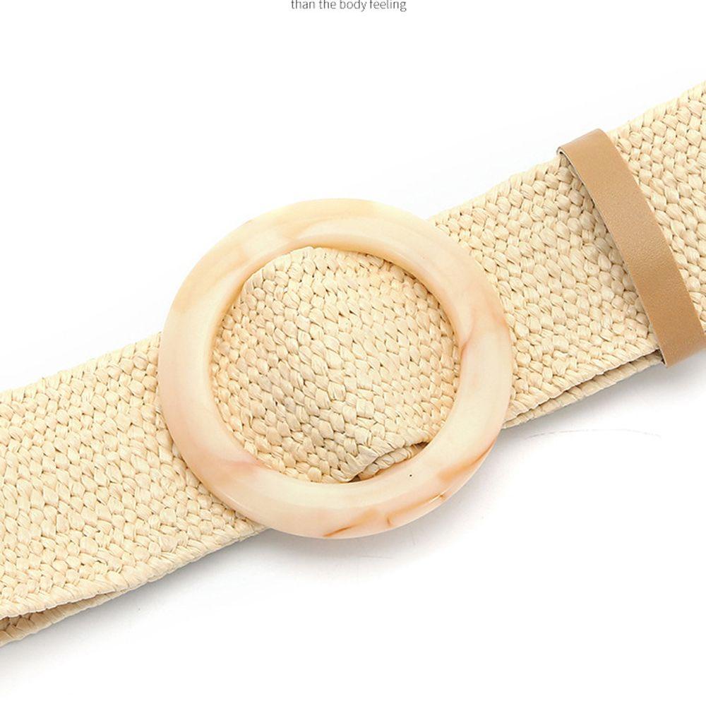 Thắt Lưng Bện Rơm Phong Cách Bohemia Thời Trang Đi Biển Mùa Hè