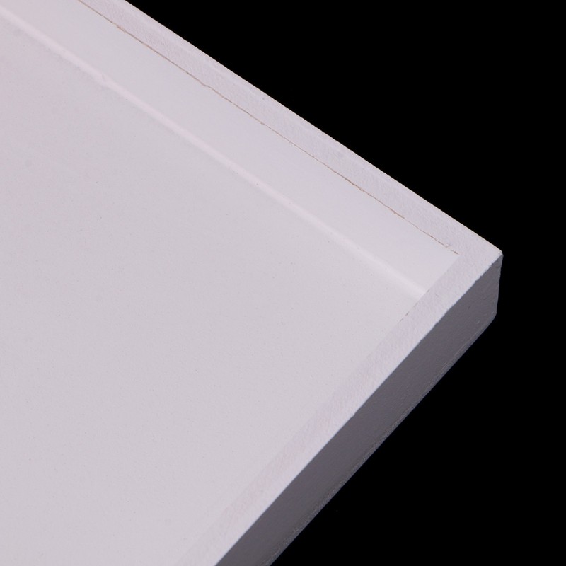 Khay đựng đồ ăn bằng gỗ màu trắng hiện đại