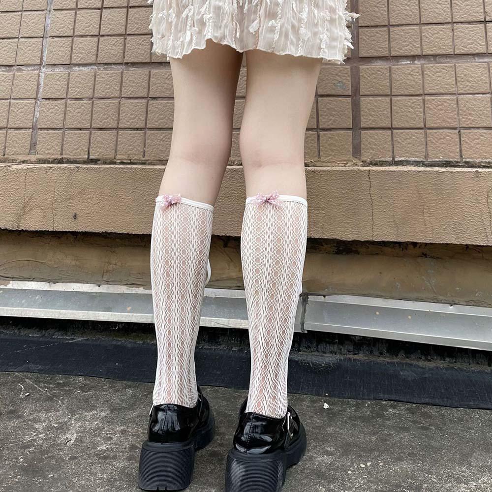 Đôi Vớ Lưới Nylon Phối Ren Thời Trang Mùa Hè Gợi Cảm Cho Nữ