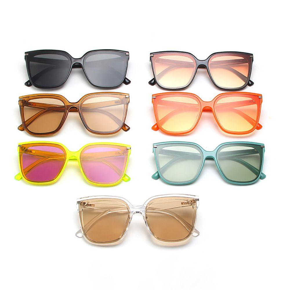 Kính Mát Gọng Vuông Chống Bức Xạ Chống Bức Xạ Phong Cách Hàn Quốc Cho Nam Và Nữ