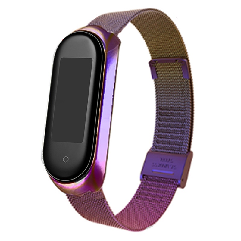 Dây Đeo Thay Thế Chất Liệu Kim Loại Không Gỉ Cho Xiaomi MI Band 7 6 5 4 3 MI Band 6 5