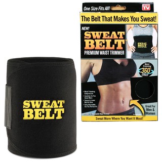 Đai nịt bụng giảm mỡ Sweat Belt (Đen)