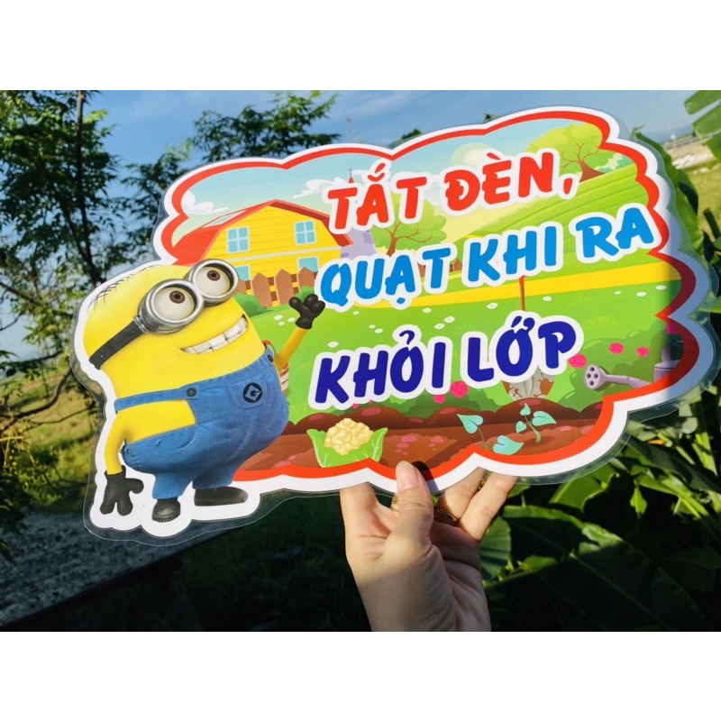 Góc A3 trang trí lớp học