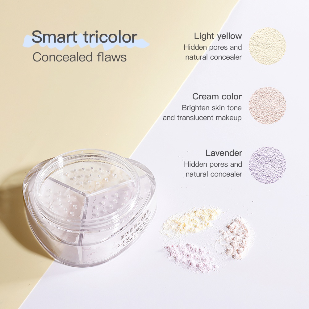 Phấn phủ dạng bột GECOMO kiềm dầu lâu trôi 3 màu tùy chọn | BigBuy360 - bigbuy360.vn