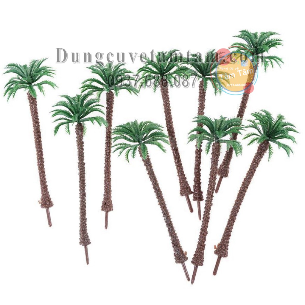 [ TÂM TÂM ] Cây mô Hình , DỪA Ốm MR176 - Cây giả trang trí tiểu cảnh, sân vườn, terrarium, mô hình DIY , Sa bàn