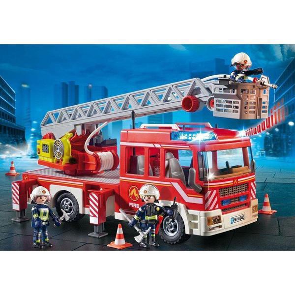 Đồ chơi nhập vai Playmobil Xe thang cứu hỏa