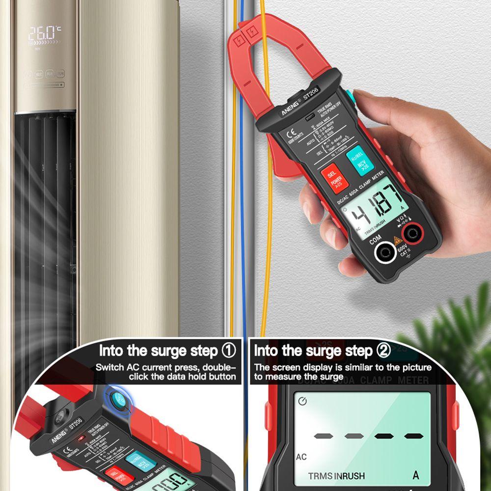 Kẹp Kiểm Tra Dòng Điện DC / AC Kỹ Thuật Số Độ Chính Xác Cao