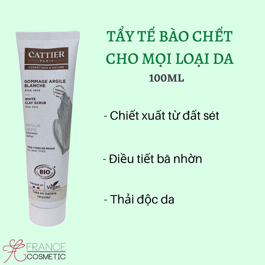 Tẩy tế bào chết CLAY SCRUB CATTIER