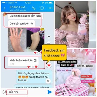 SỮA TẮM XÔNG TRẮNG PINKLDAY