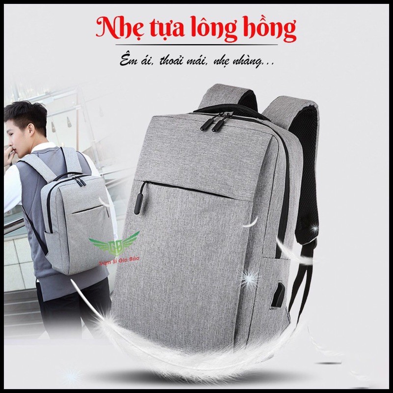 Balo laptop nam nữ 15 6 inch chống sốc , túi đựng máy tính xách tay chống nước , cặp nhỏ gọn thời trang.