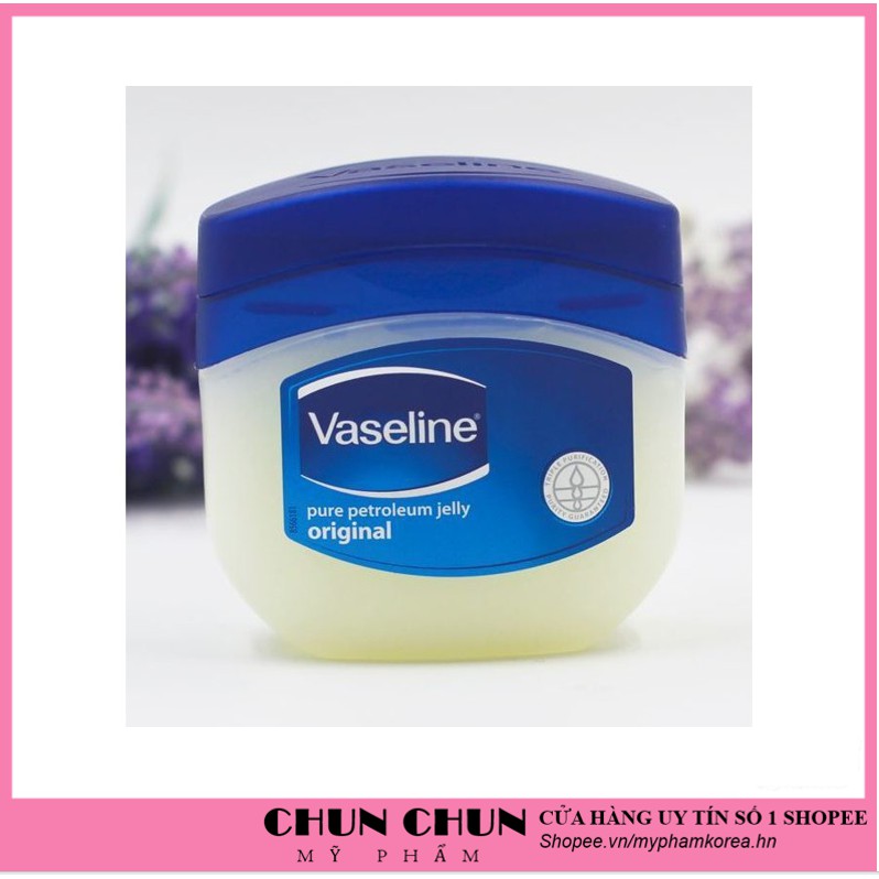 [Siêu Mềm Mịn] Sáp dưỡng ẩm Vaseline 100% Pure Petroleum Jelly Original Mỹ 49g