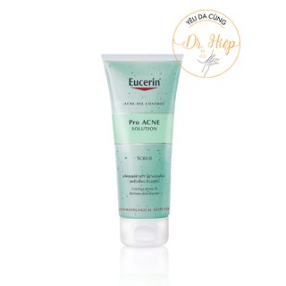 Tẩy tế bào chết cho da mụn EUCERIN ProAcne Solution Scrub 100ml